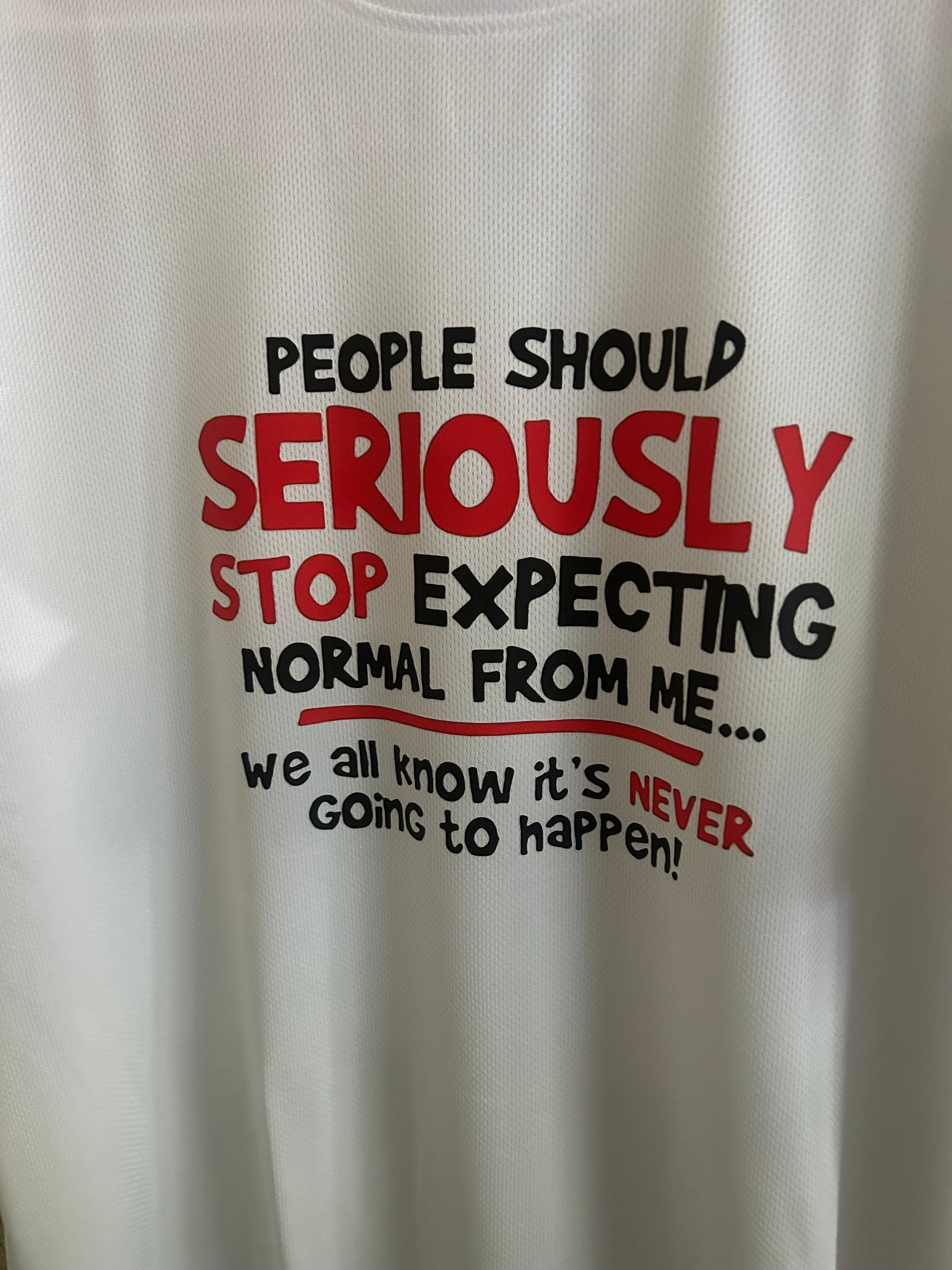 HOGG White Funny Graphic Print Crew Neck Short Sleeve T-Shirt Size XL